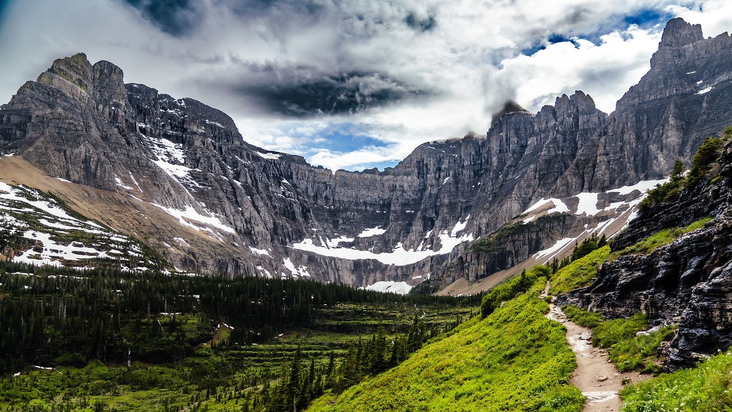 Iceberg Trail Montana Landscape