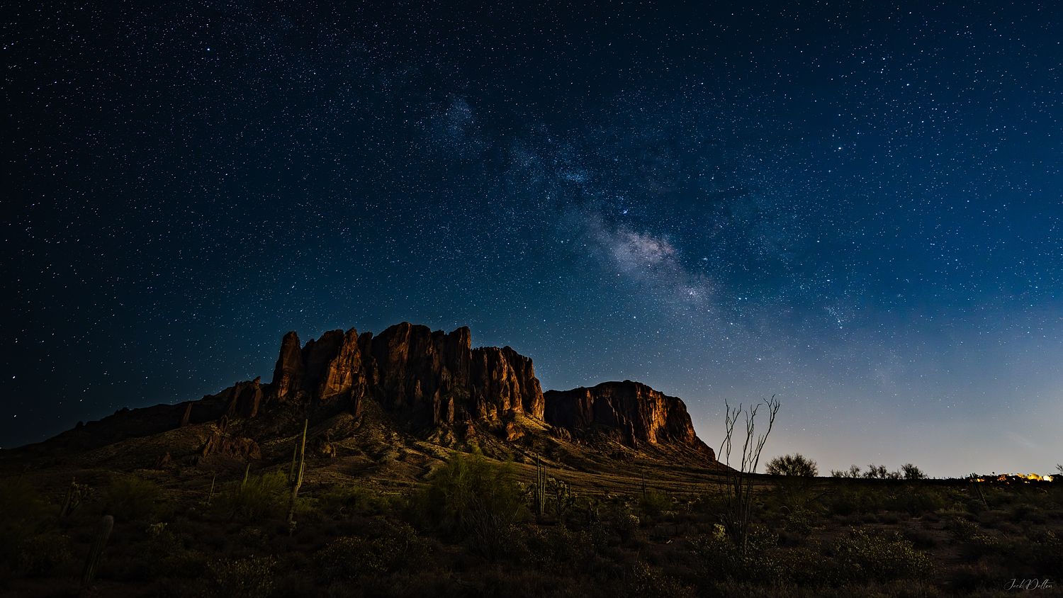 Lost Dutchman Park Milky Way Landscape